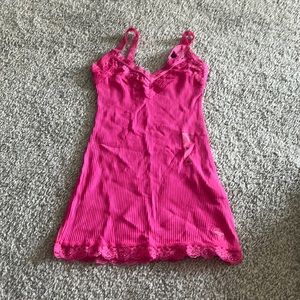 Abercrombie Kids Pink Lace Tank Top